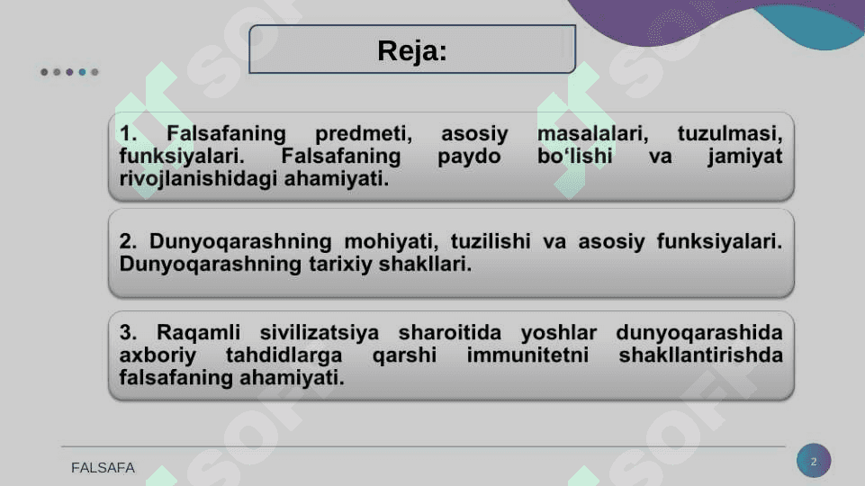 Falsafa va uning jamiyat hayotidagi roli 2