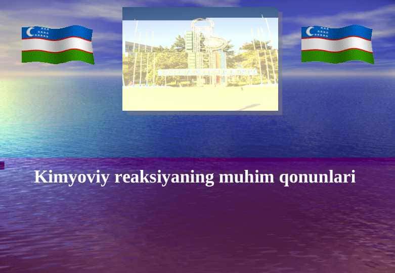 Kimyoviy reaksiyalar prezentatsiya 1