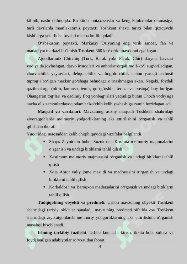 Toshkent shahri ziyoratgohlarida me’moriy yozuvlarning aks ettirilishi 4