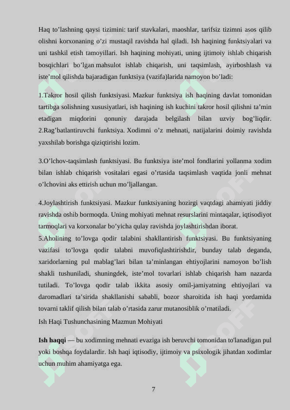 Ish haqi va uning mehnat unumdorligiga taʼsiri 7