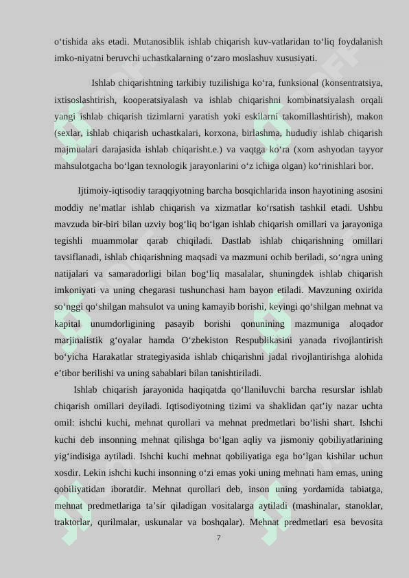 Ishlab chiqarish ko’lami samarasi va firmaning  samarali hajmini aniqlash 7