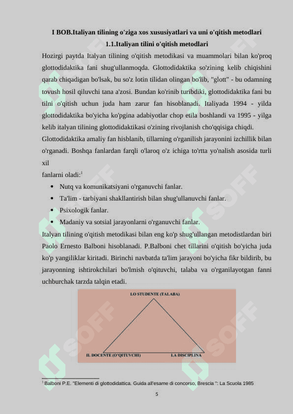 Italyan tilida savollar bilan ishlash 5