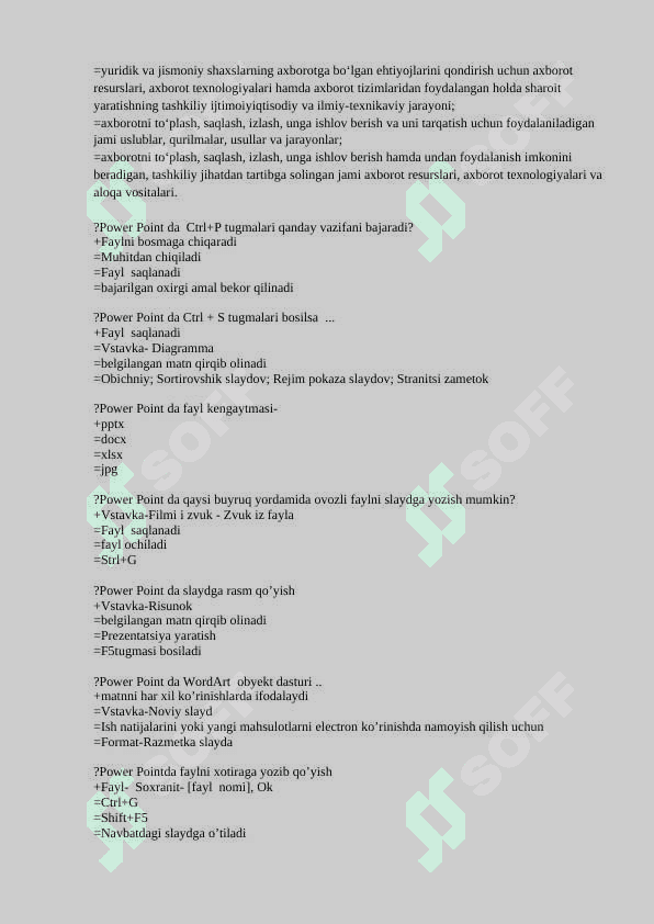 Medisavodxonlik yakuniy test 3