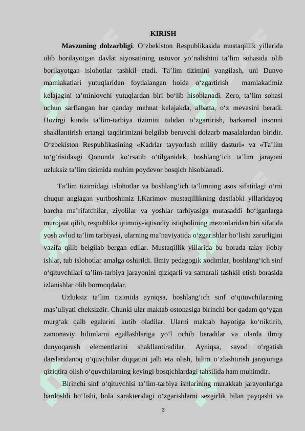 Boshlang'ich sinf o'quvchilarga psixologik xizmat ko'rsatish amaliyotini takomillashtirishning ilmiy-amaliy mexanizmlari. 3