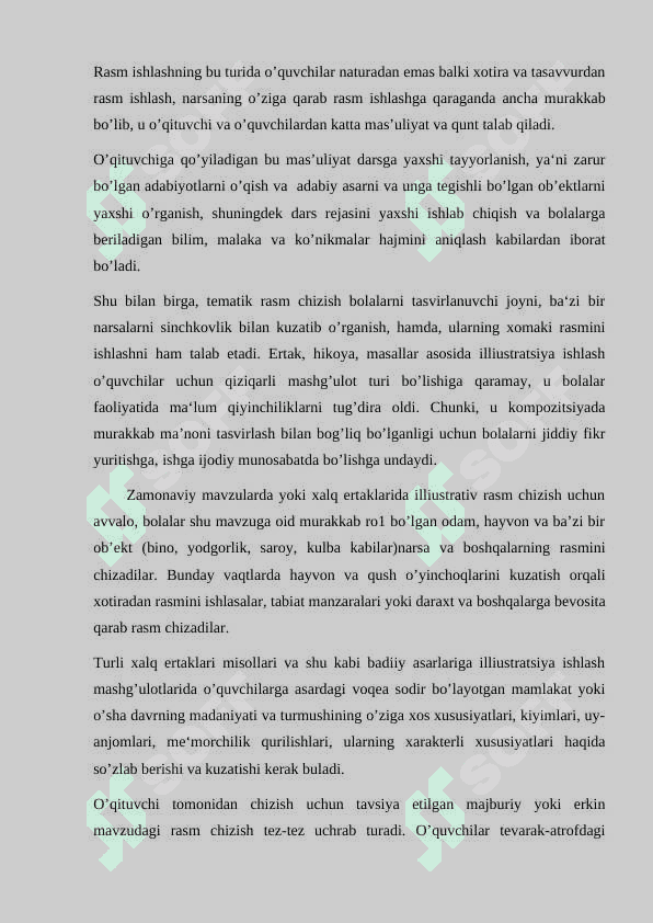 Ta'sviriy san'at mashg'ulotlarini muammoli vaziyatlarda hosil qilib o'qitish 8