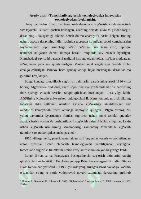 Gidromeliorativ tizimlarda servis xizmat ko‘rsatish 5