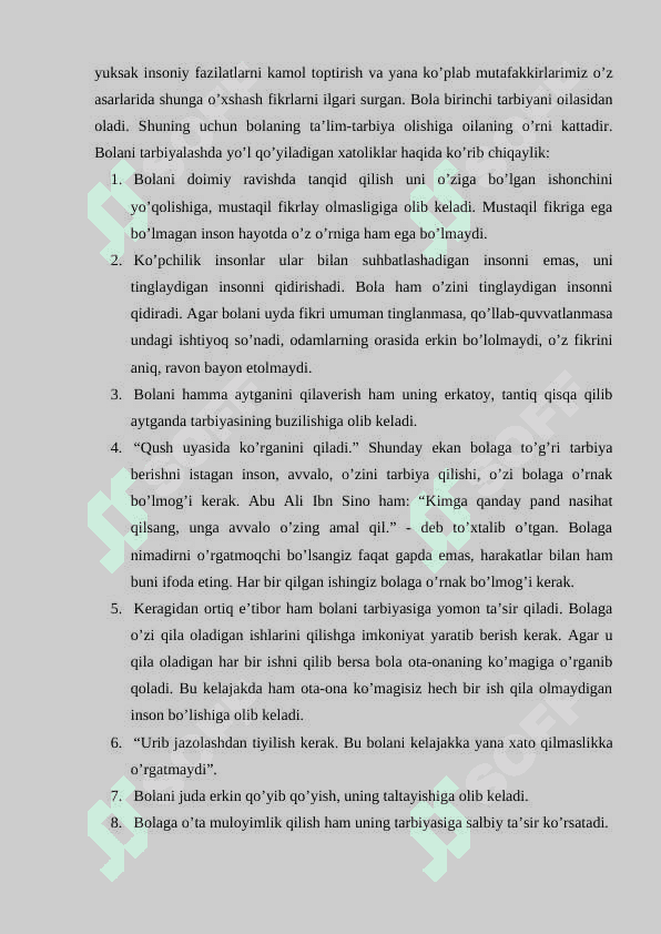 Onaning individual xususiyatlarining bola tarbiyasiga ta’siri 4