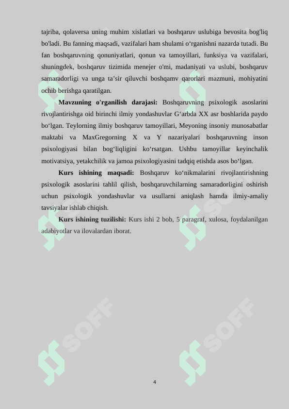 Boshqaruv ko'nikmalarini rivojlantirishning psixologik asoslari 4