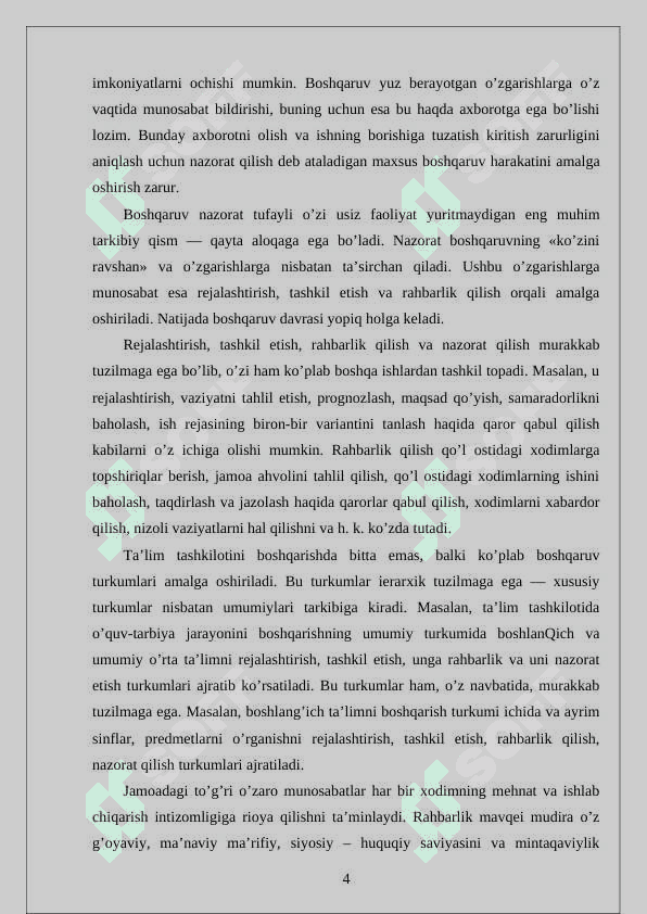 Maktabgacha ta'lim tashkiloti direktori ish mazmuni 4