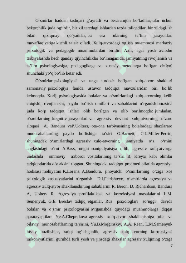 O‘smirlik davrida psixik rivojlanish xususiyatlari 7