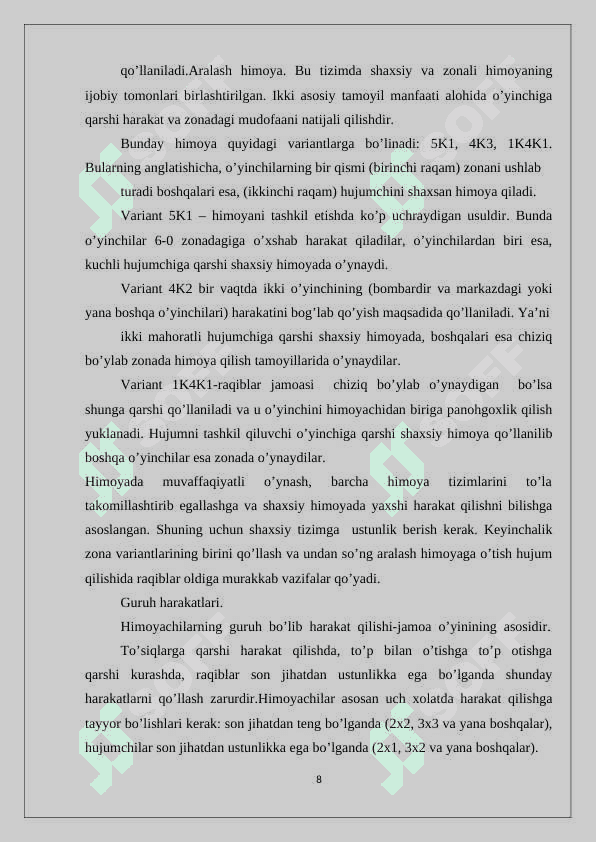 Basketbol o’yinida individual xarakatlanish taktikasi 8