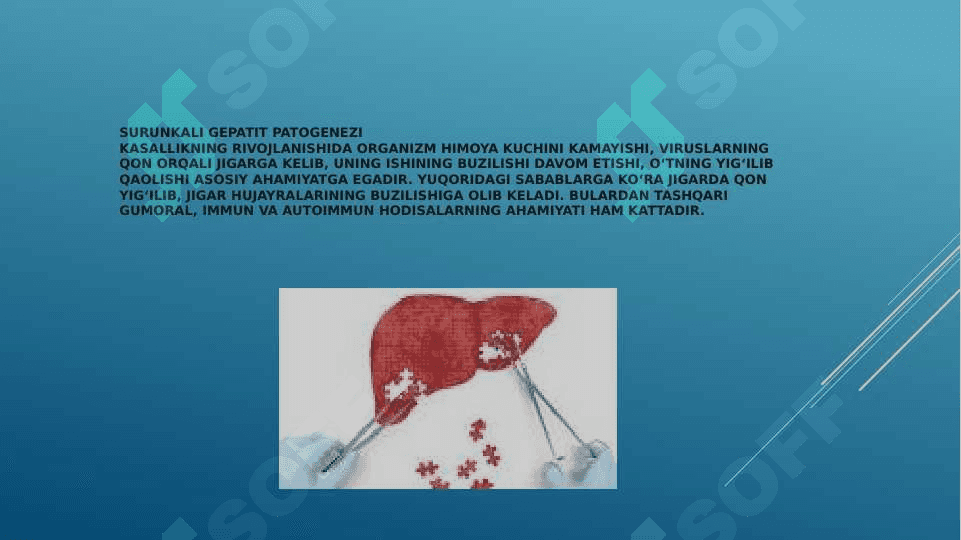 Surunkali gepatitlar va xolesistitlarda yog'lar hazmlanishini buzilishi 4