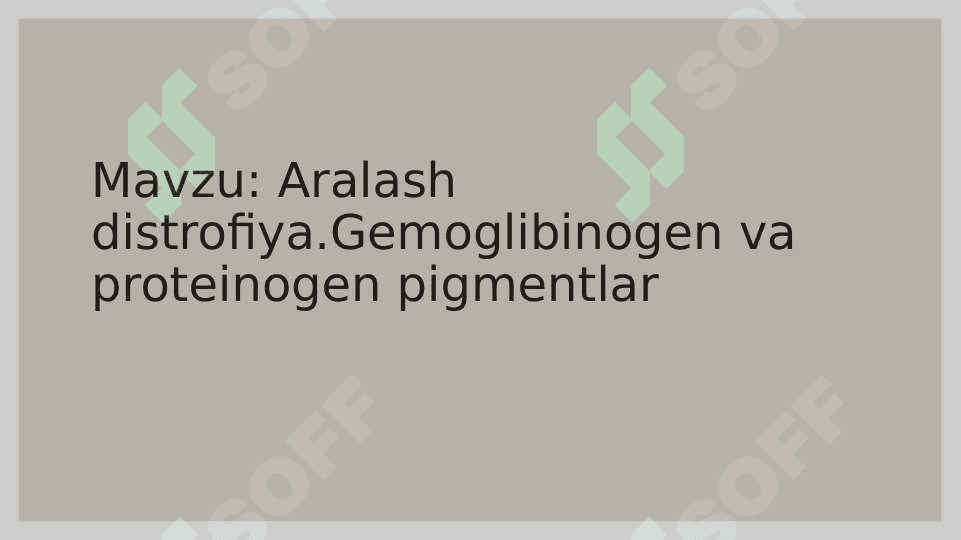 Aralash distrofiya 2