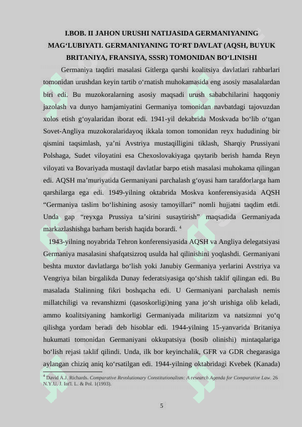 GERMANIYA FEDERATIV RESPUBLIKASI II JAHON URUSHIDAN KEYINGI YILLARDA 5