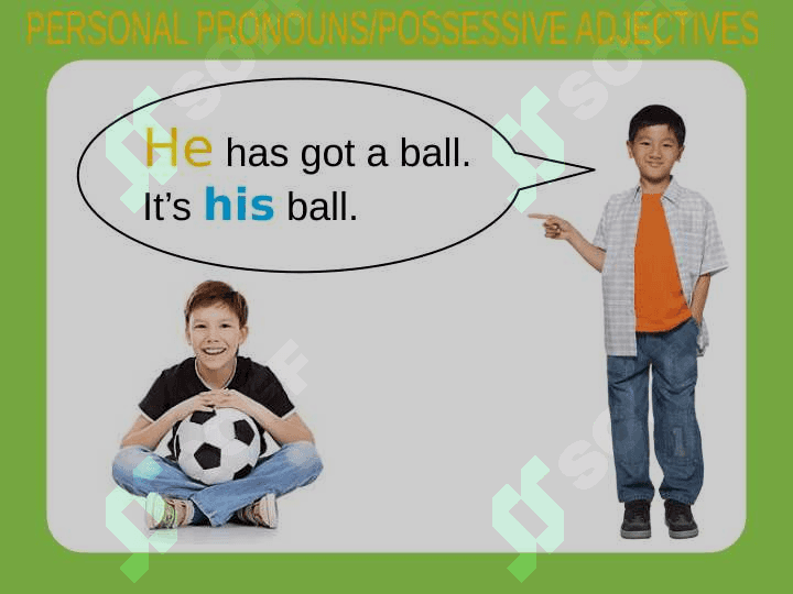 Possessive Adjectives 4