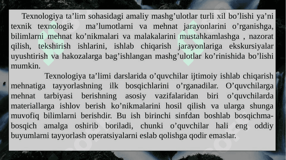 Boshlang‘ich sinflarda texnologiya ta’limidan amaliy ishlar 4