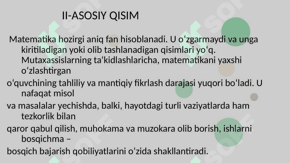 Qiziqarli va mantiqiy masalalar 5