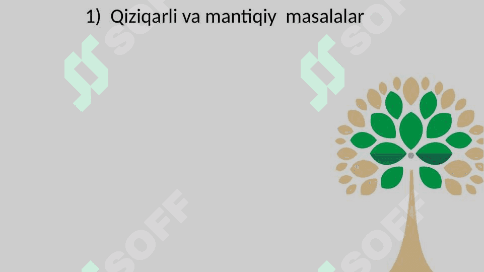 Qiziqarli va mantiqiy masalalar 7