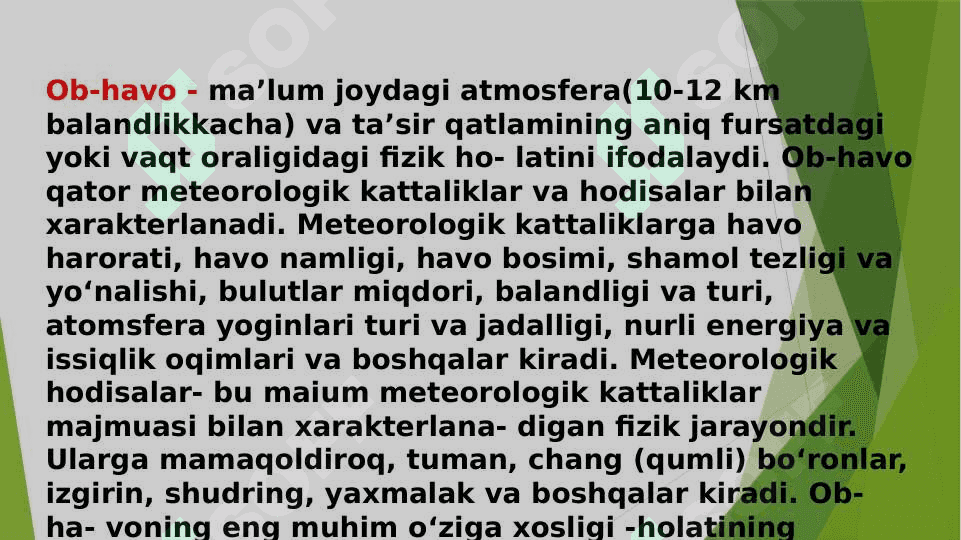 Insonning iqlimga taʼsiri 6