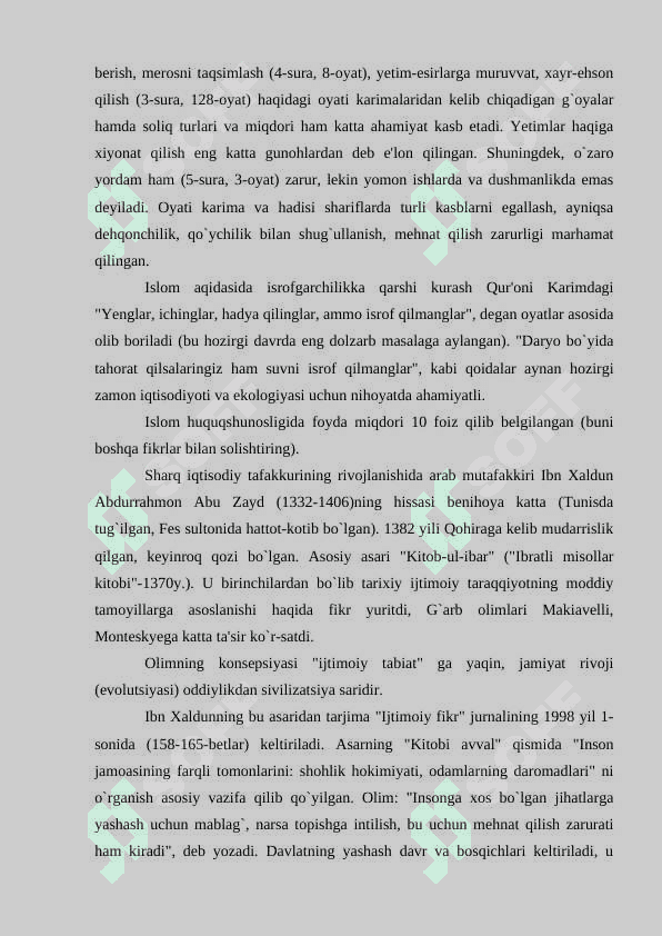 FEODAL JAMIYATI VA UNING YEMIRILISHI DAVRIDAGI IQTISODIY QARASHLAR 4