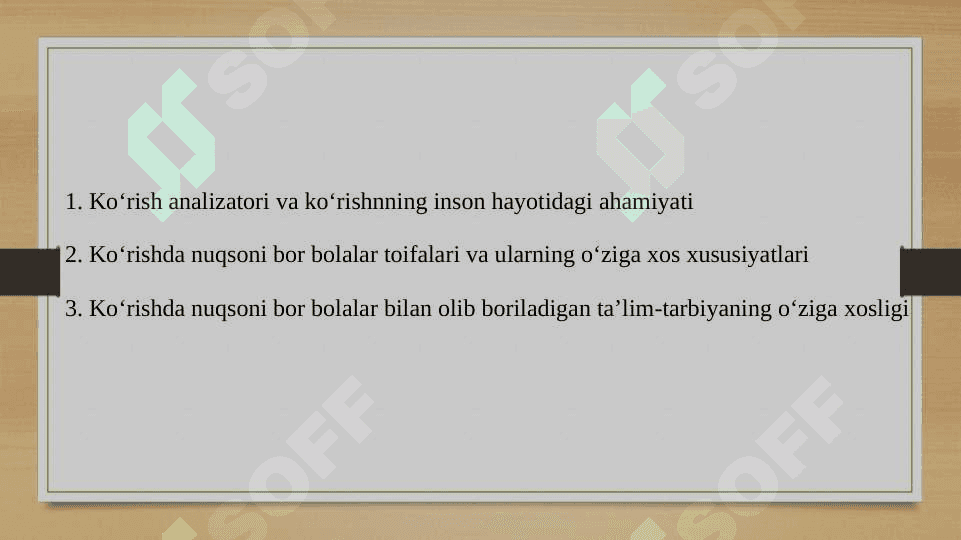 Ko'zi ojiz bolalar talimining tashkiliy shakllari 3