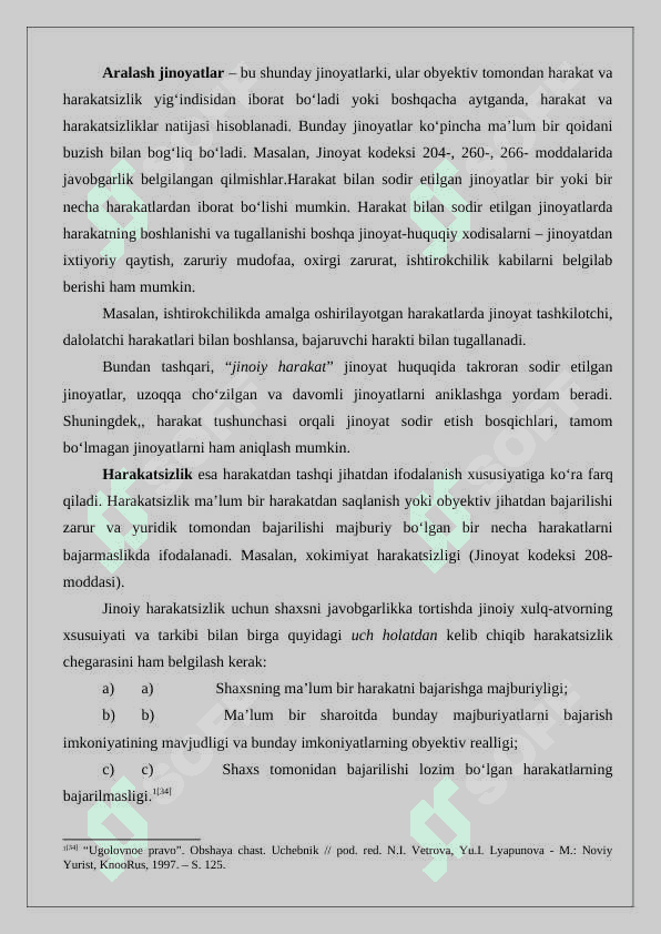 Jinoyat va jinoyatchilik tushunchasi 24 5