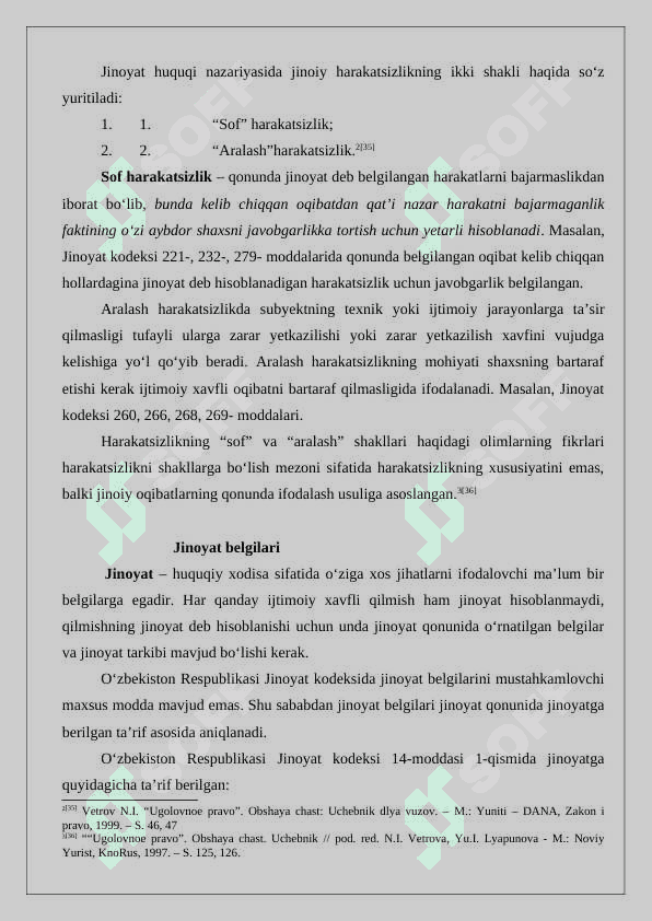 Jinoyat va jinoyatchilik tushunchasi 24 6
