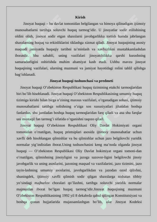 Jinoyat xuquqi vazifalari 24 2