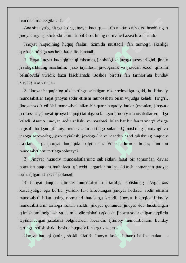 Jinoyat xuquqi vazifalari 24 3