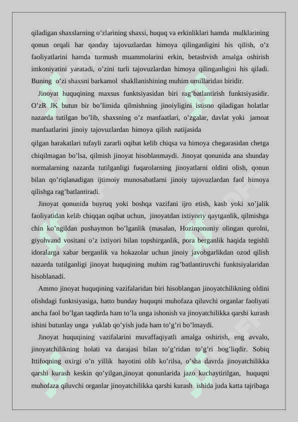 Jinoyat xuquqi vazifalari 24 7