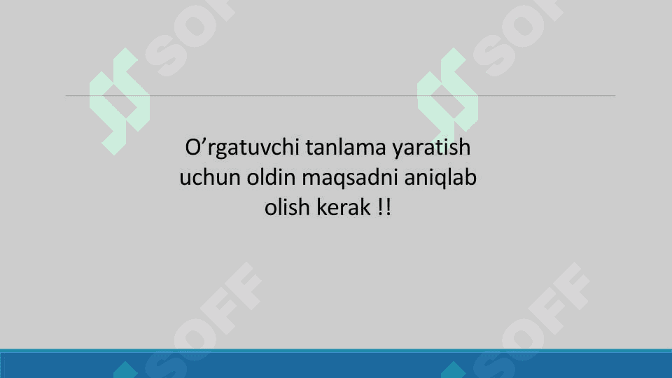 O’rgatuvchi tanlama tayyorlash (Data Preparation for ML) 3