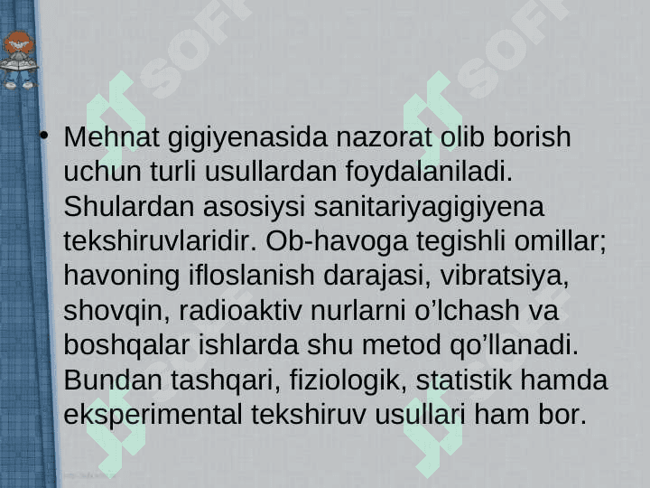 Mehnat Gigiyenasi 6