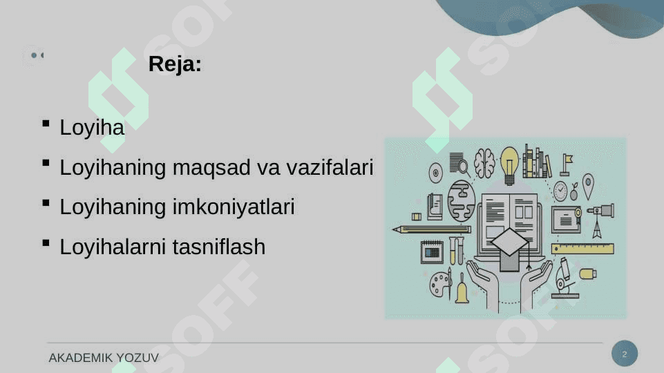LOYIHA. LOYIHA TAVSIFI. 2