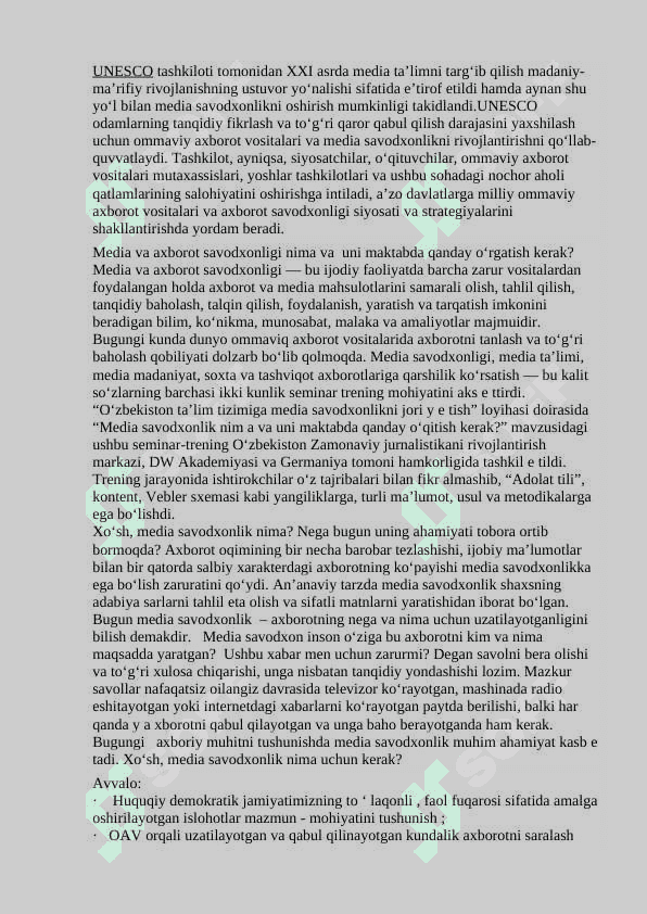 Siz nima uchun media savodli bo’lishingiz kerak? 4