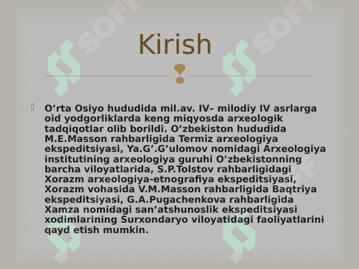 Antik davrda Markaziy Osiyo 1 3