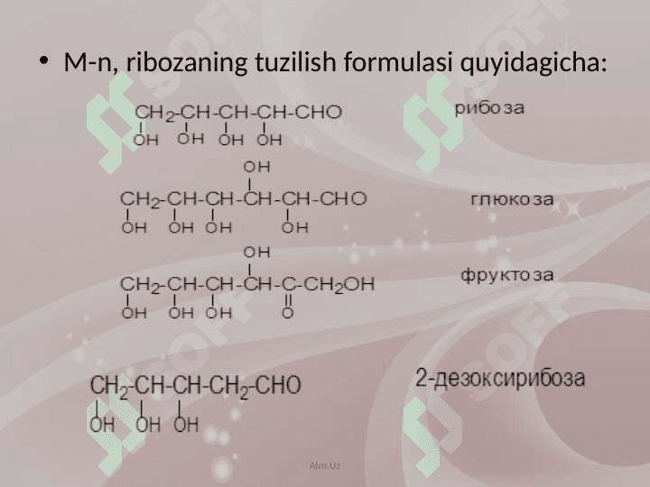 Uglevodlarning sinflanishi 4