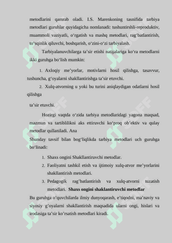 Tarbiya  metodlari va  formala 4