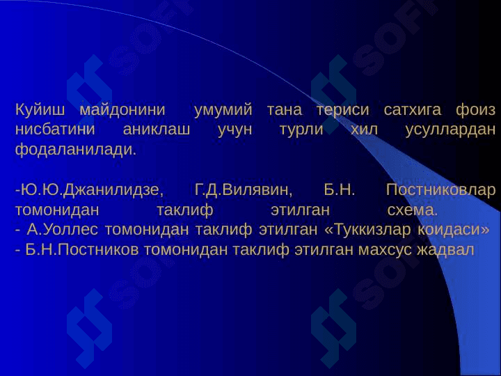Kuyish darajalari 7