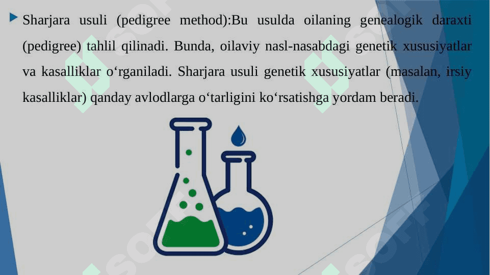 Antropogenetika usullari sharjara usuli, egizaklar usuli biokimyoviy 3