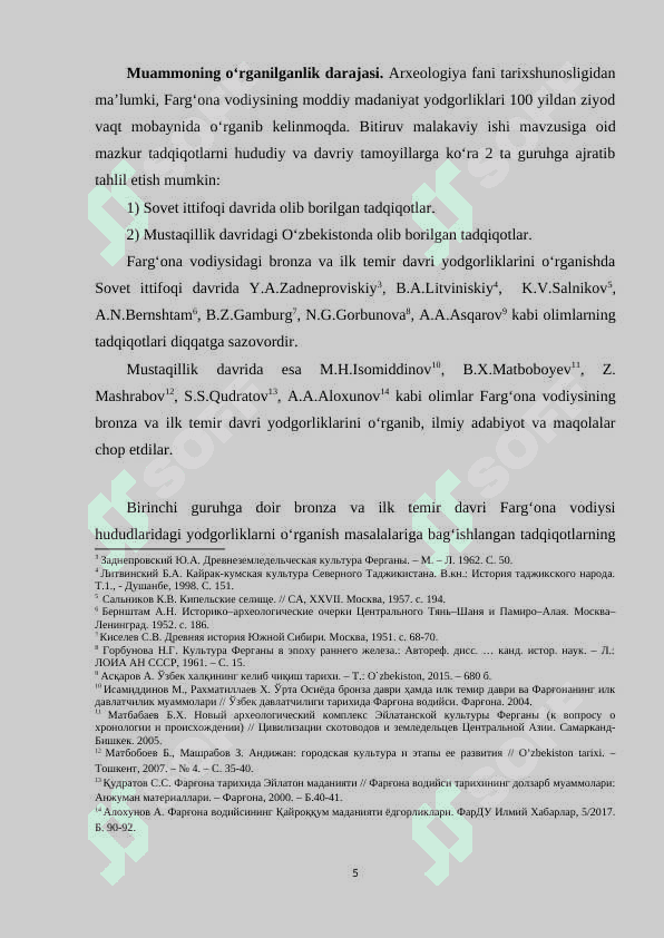 Farg‘ona vodiysi etnik jarayonlarini arxeoetnologik usullar 5