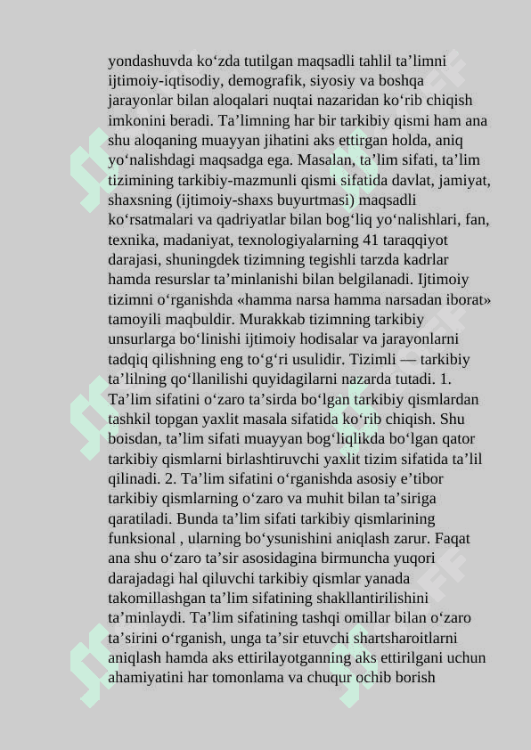 Ta`lim tizimini boshqarish 8