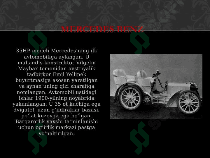 Mercedes benz 4