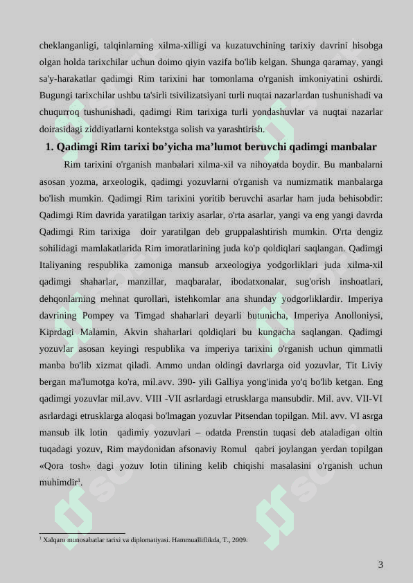 Qadimgi Rim tarixi tarixshunosligi 3