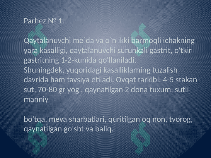 Parhez stollari 3