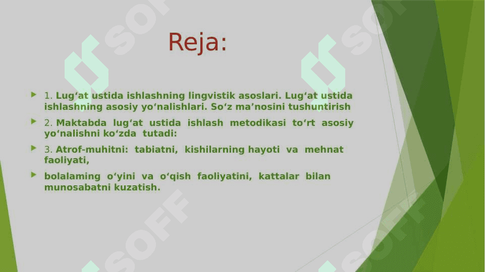 Lugʻat ustida ishlashning lingivistik asoslari 2