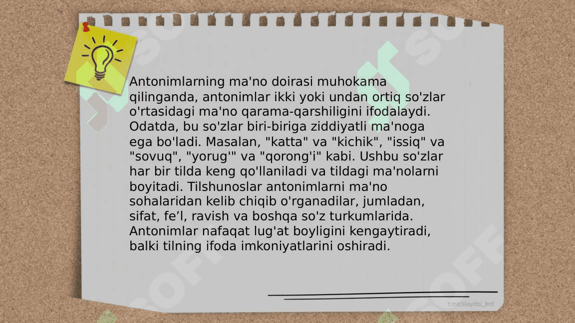 Soʻzlarning shakl va maʼno munosabatiga koʻra turlari 4