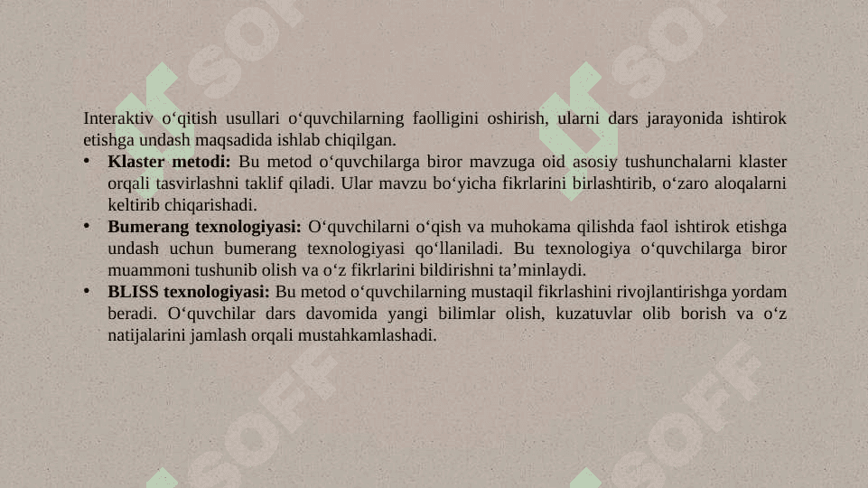 Geografiya mavzulariga oid darslarda zamonaviy pedogogik texnologiyalardan foydalanish 3
