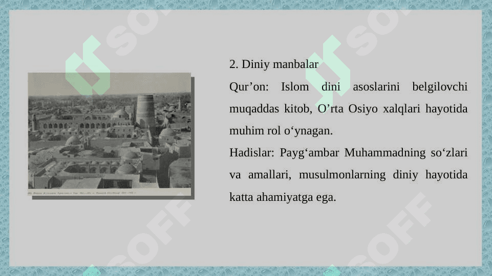 IX-XIII asrlarda O’rta Osiyoda tarixiy manbalar 4