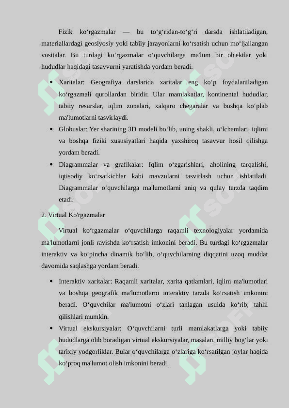 Koʻrgazmali qurollar ularning turlari va geografiya darslarida ulardan foydalanish metodikasi 3
