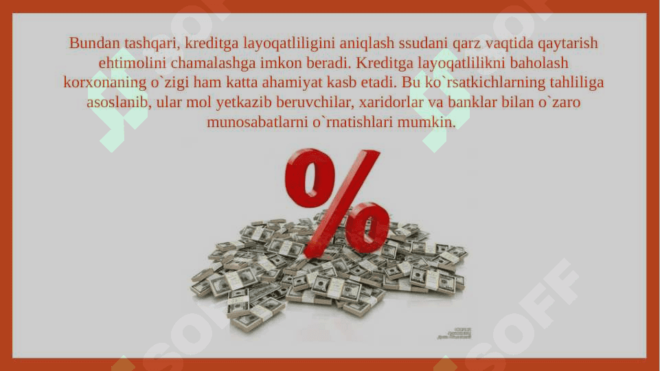 Kredit mexanizmi va uning elementlari 7
